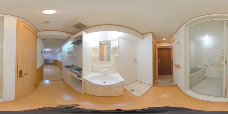 パノラマ画像洗面所