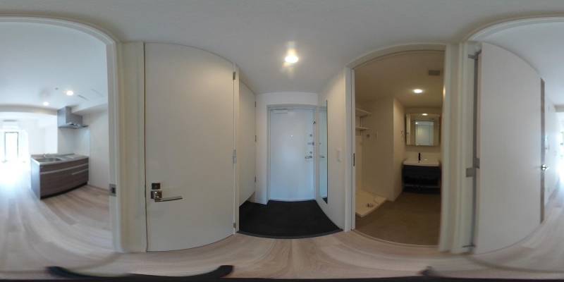 パノラマ画像玄関