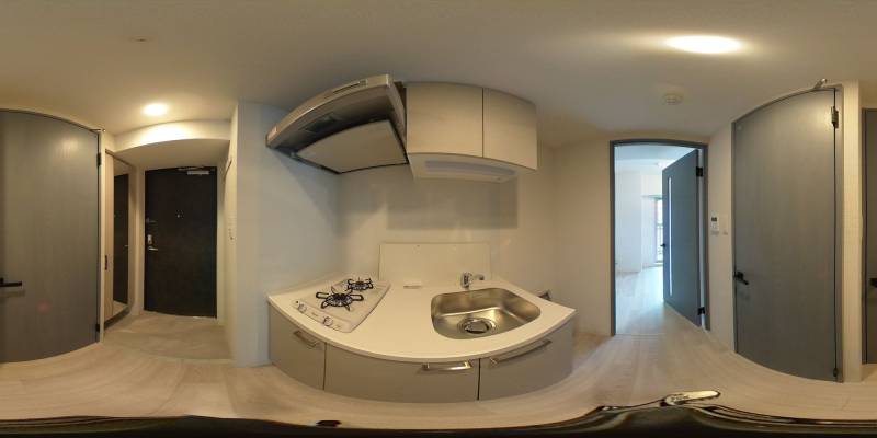 パノラマ画像キッチン