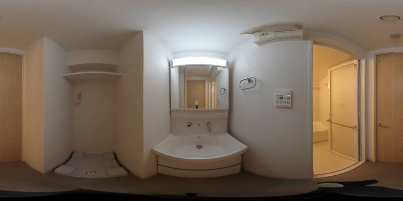 パノラマ画像洗面所