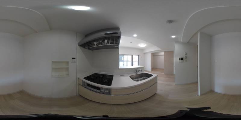 パノラマ画像キッチン