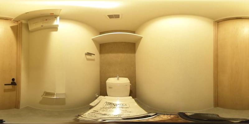 パノラマ画像トイレ