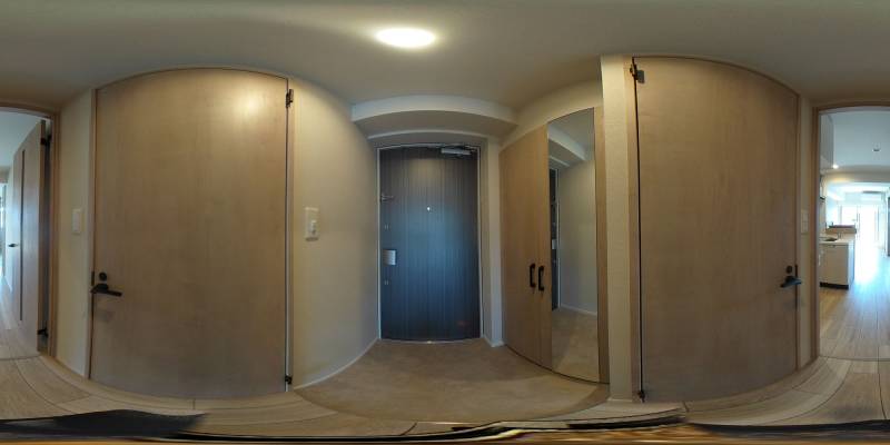 パノラマ画像玄関