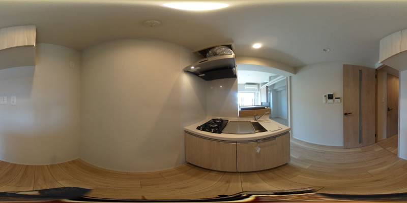 パノラマ画像キッチン