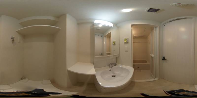 パノラマ画像洗面所