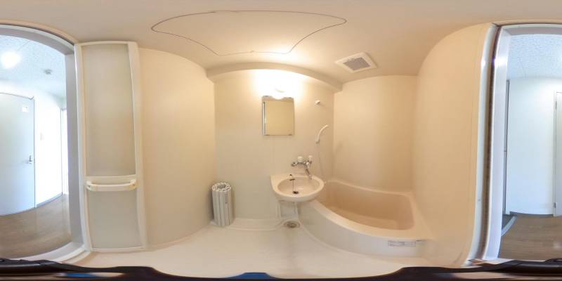 パノラマ画像バスルーム