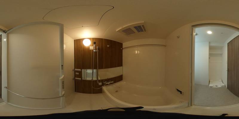 パノラマ画像バスルーム