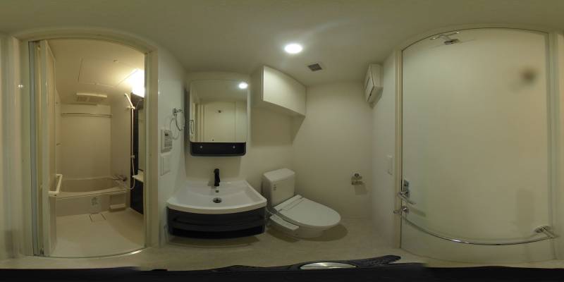 パノラマ画像洗面所