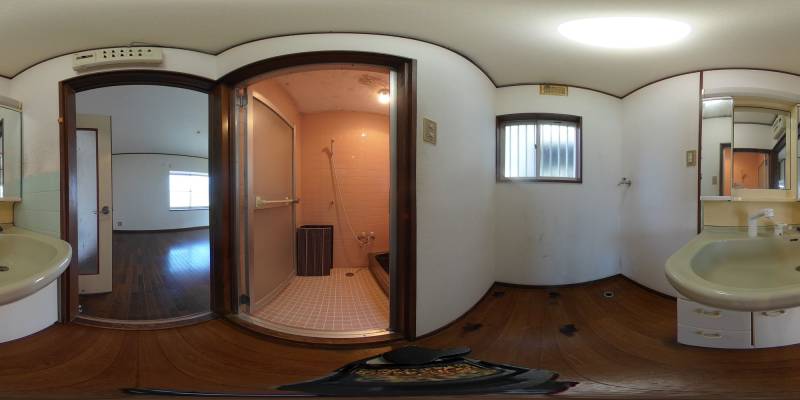 パノラマ画像洗面所