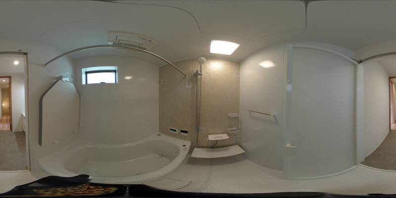 パノラマ画像バスルーム