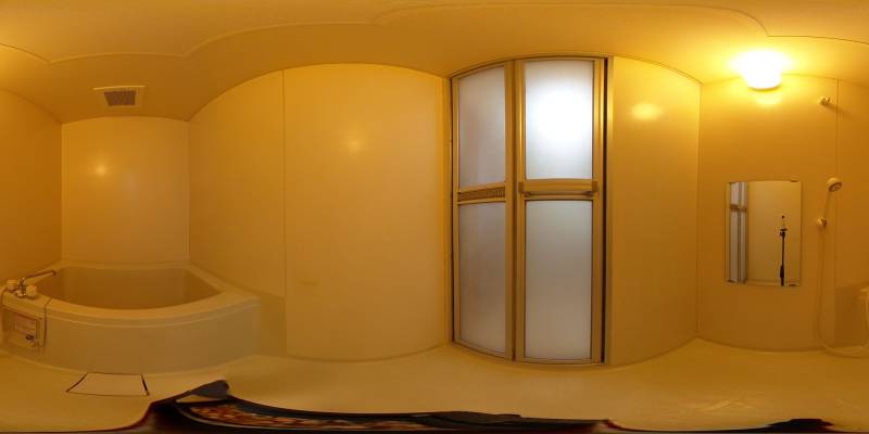 パノラマ画像バスルーム