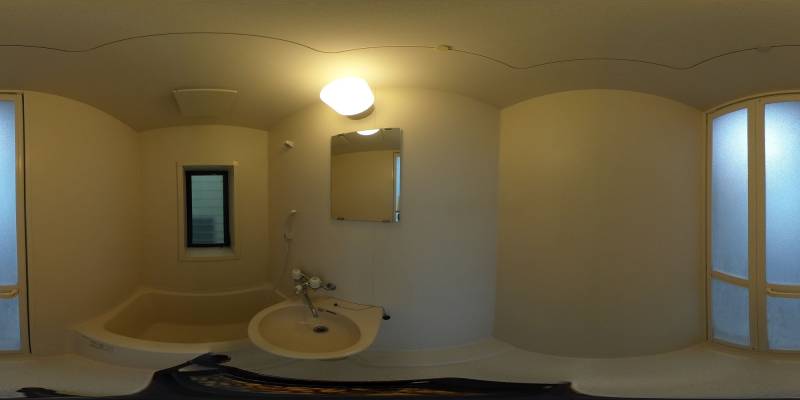 パノラマ画像バスルーム