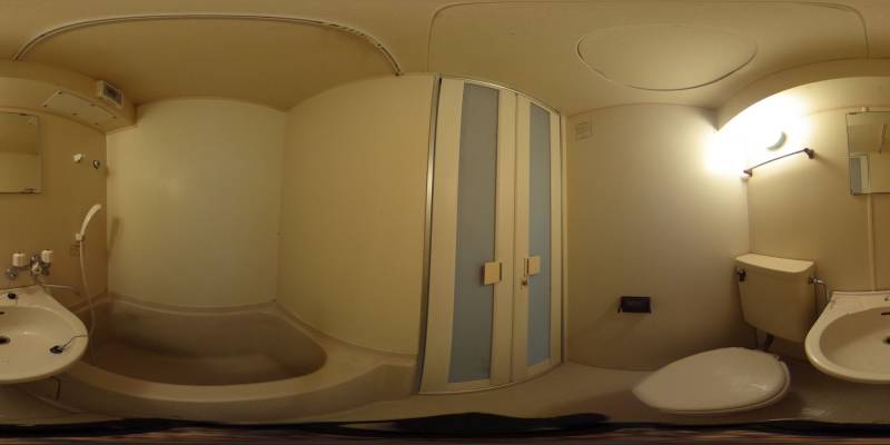 パノラマ画像洗面所