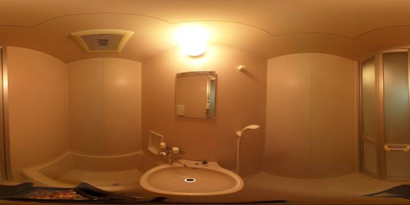 パノラマ画像バスルーム