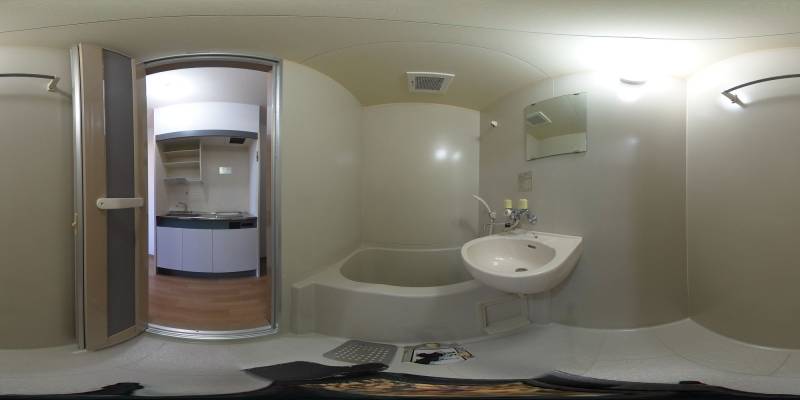 パノラマ画像洗面所