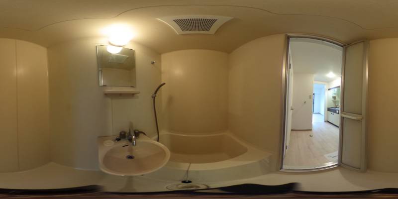 パノラマ画像バスルーム