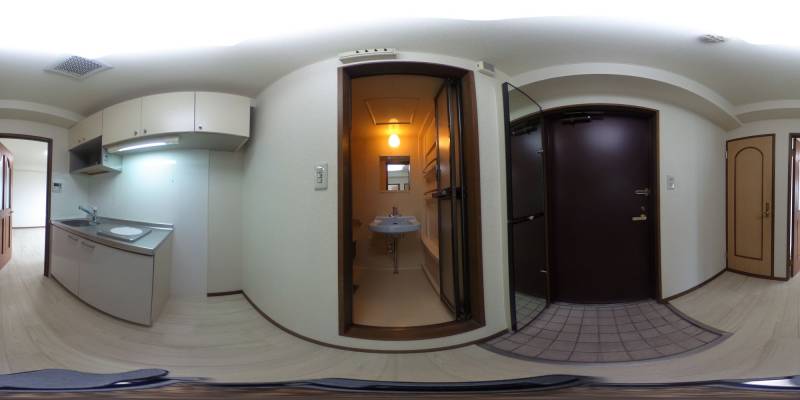 パノラマ画像玄関