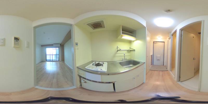 パノラマ画像キッチン