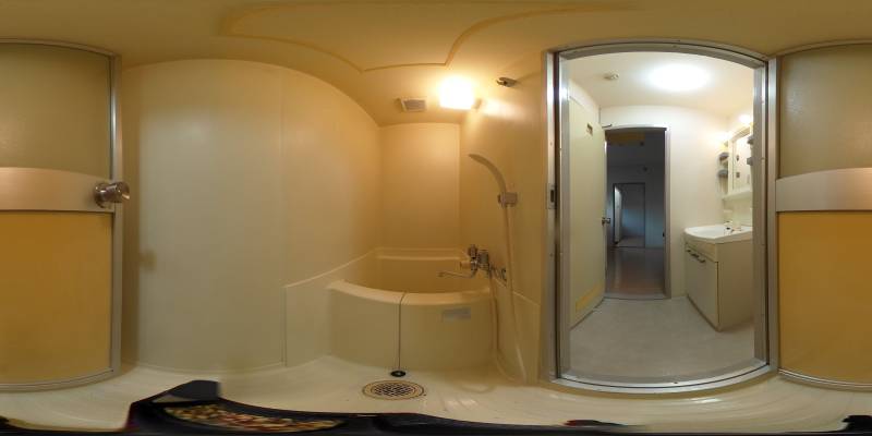 パノラマ画像バスルーム