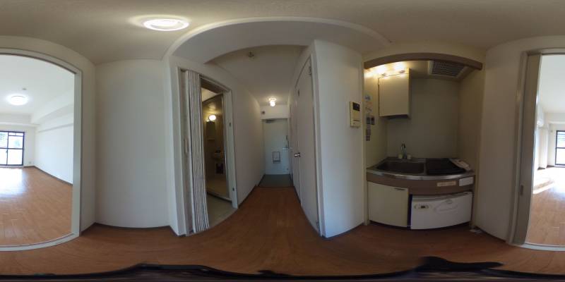 パノラマ画像キッチン