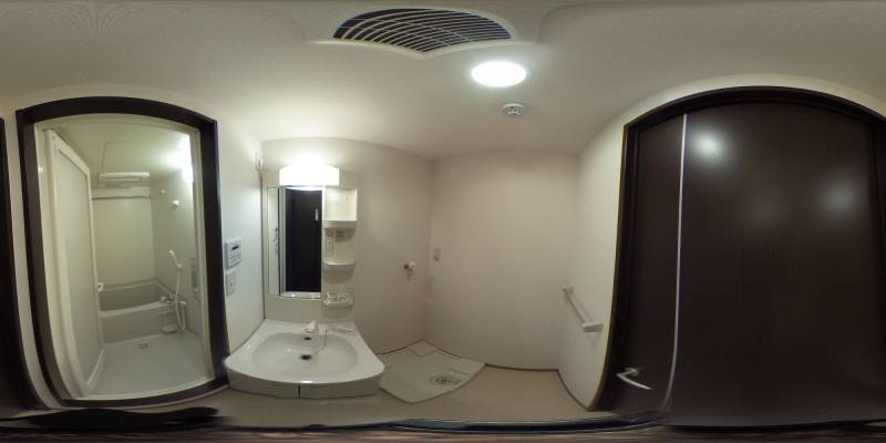 パノラマ画像洗面所