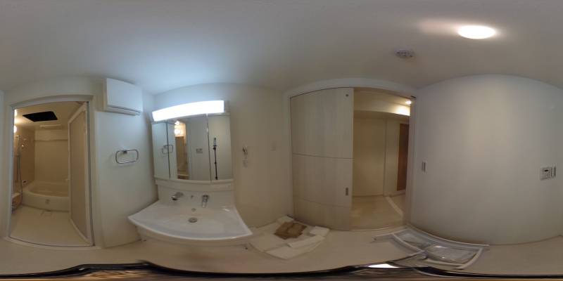 パノラマ画像洗面所