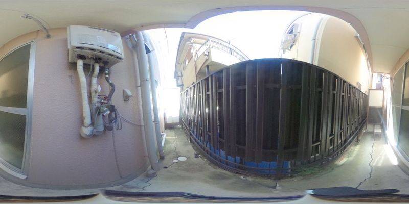 パノラマ画像バルコニー