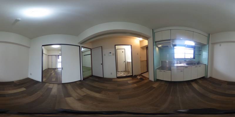 パノラマ画像リビング