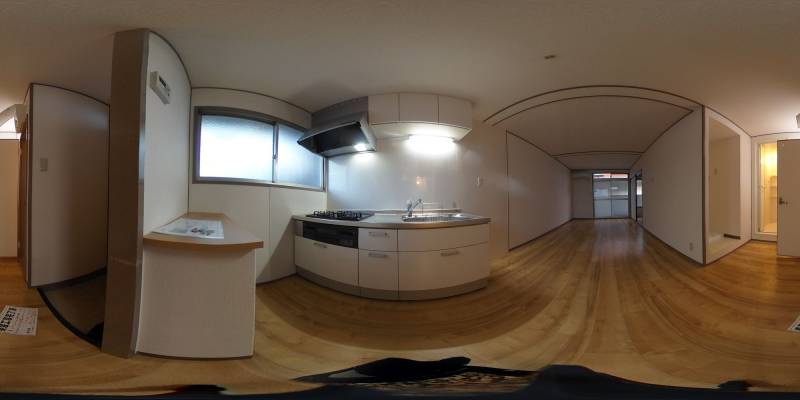 パノラマ画像キッチン