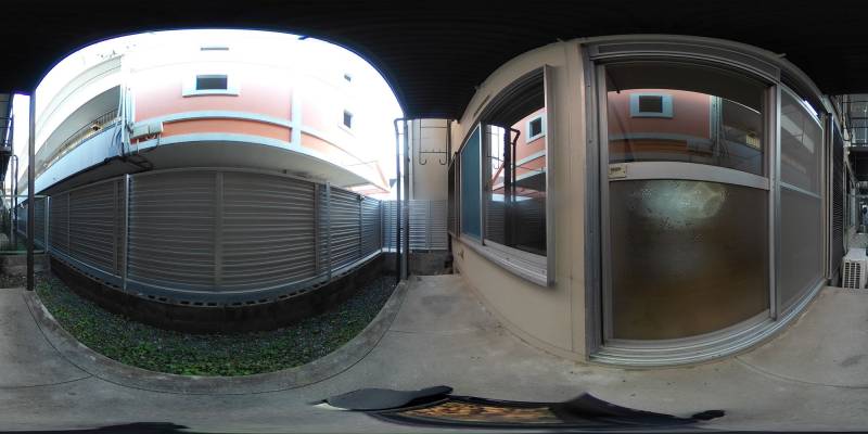 パノラマ画像バルコニー