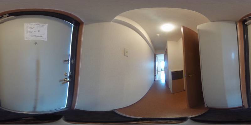 パノラマ画像玄関