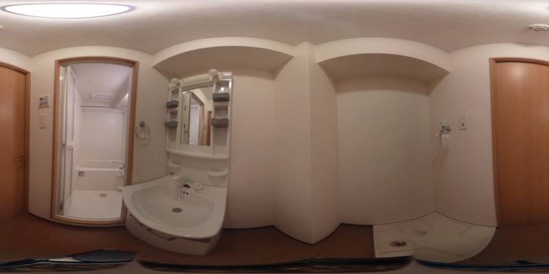 パノラマ画像洗面所