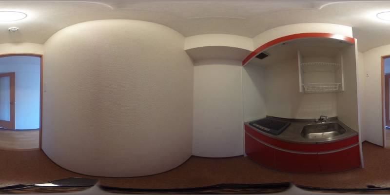 パノラマ画像キッチン