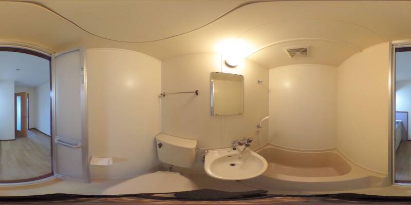 パノラマ画像バスルーム