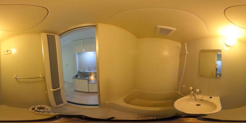 パノラマ画像バスルーム