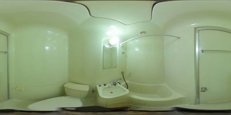 パノラマ画像バスルーム