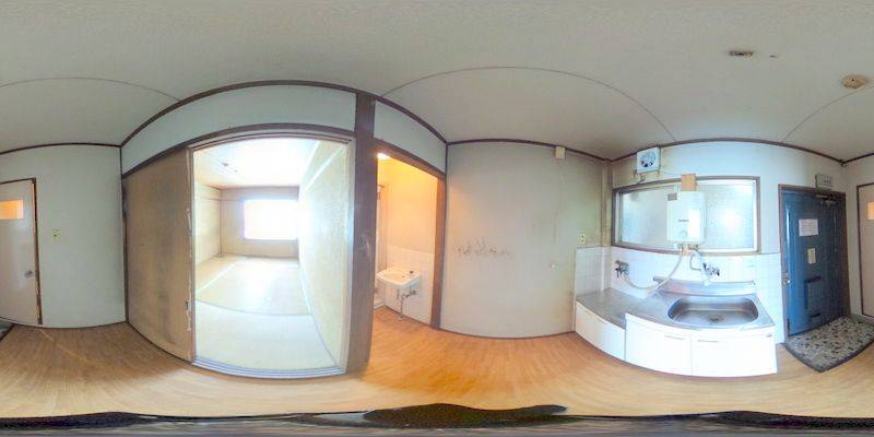 パノラマ画像キッチン