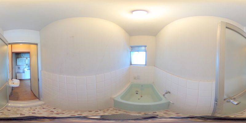 パノラマ画像バスルーム