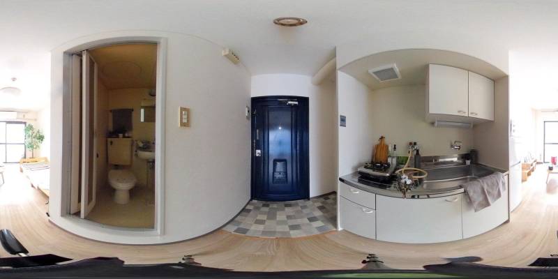 パノラマ画像洋室