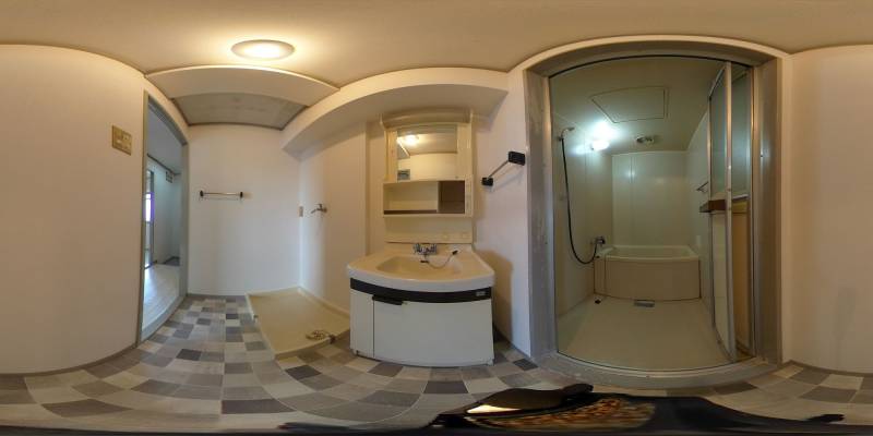 パノラマ画像洗面所