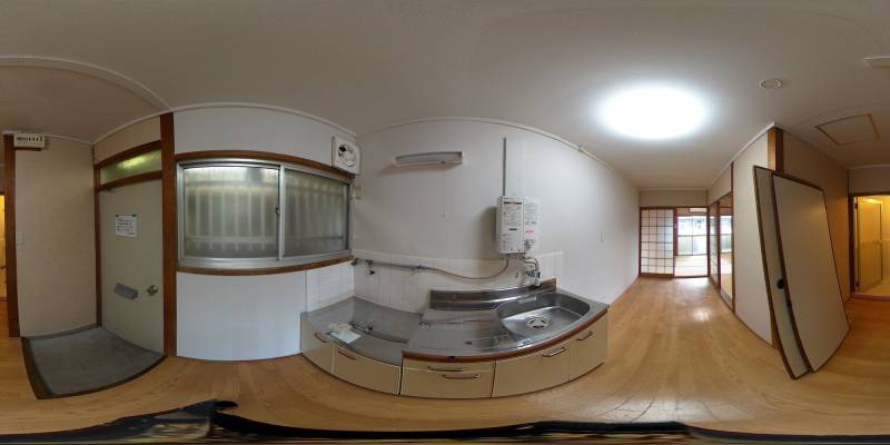 パノラマ画像キッチン