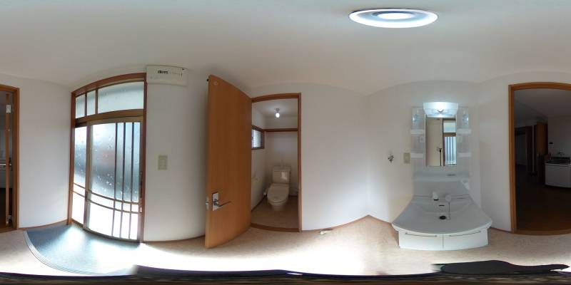 パノラマ画像玄関