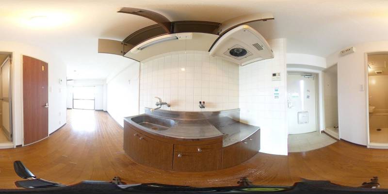 パノラマ画像キッチン