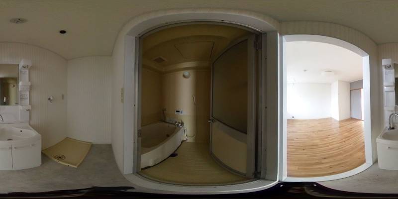 パノラマ画像バスルーム