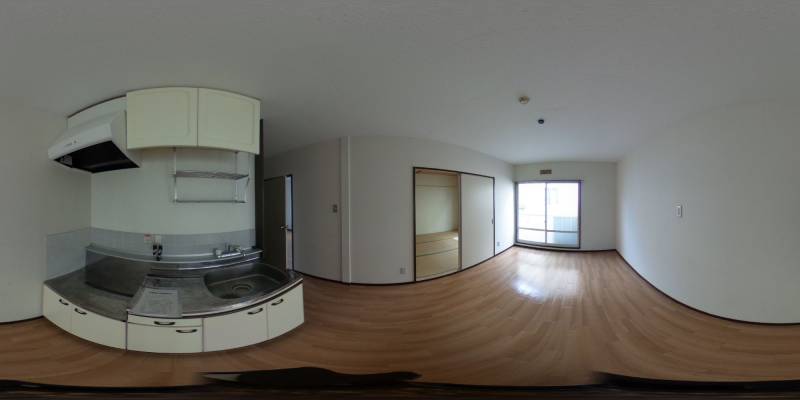 パノラマ画像キッチン