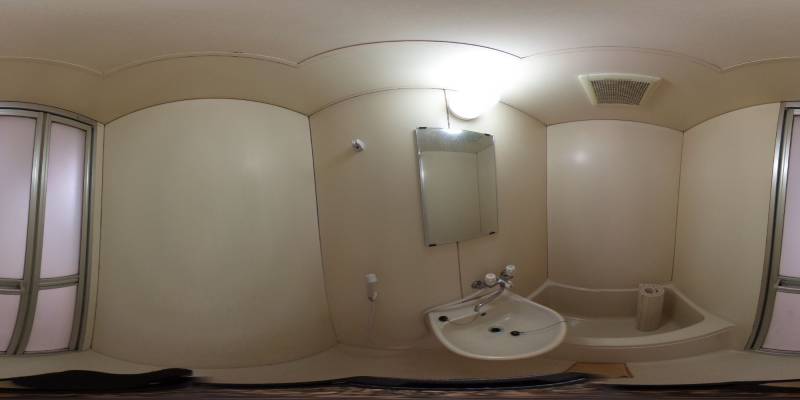 パノラマ画像バスルーム