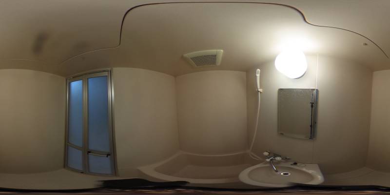 パノラマ画像バスルーム