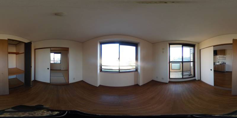 パノラマ画像洋室