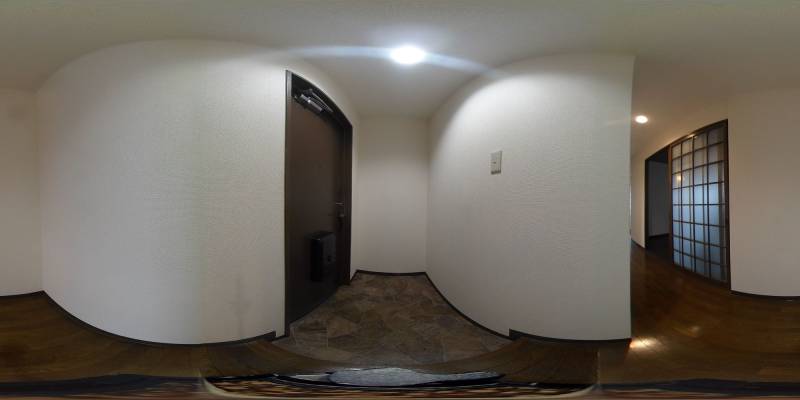 パノラマ画像玄関