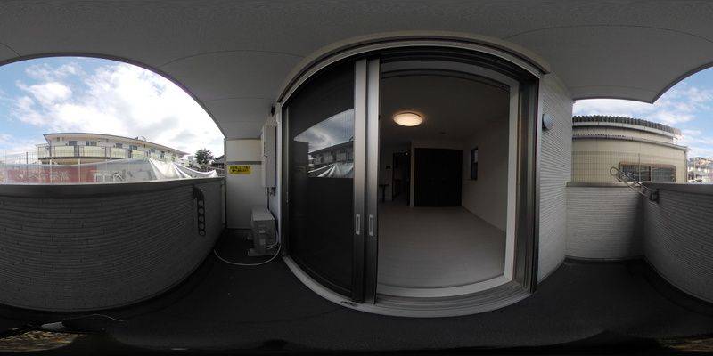 パノラマ画像バルコニー